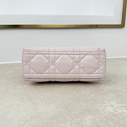 Bagsaaa Dior Adiorable Top Handle Mini Bag Light Pink Macrocannage Lambskin - 22.5cm - 4