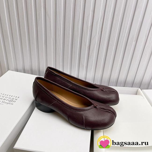 Bagsaaa Maison Margiela dark brown shoes - 1