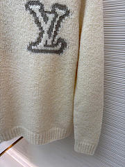 Bagsaaa LV Intarsia Crewneck Off-White - 2