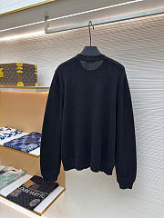 Bagsaaa Prada Logo Crew-Neck Sweater black - 2