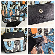 Bagsaaa Goyard Goyardine Saint Louis Lettres Camouflage PM Black Blue - 34cm - 4