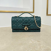 Bagsaaa My Dior Mini Bag Evergreen Cannage Lambskin - 21cm - 1