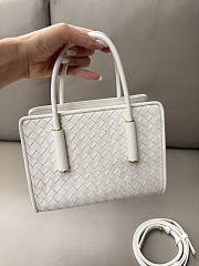 Bagsaaa Bottega Veneta Baby Barbara Tote A0062Z white - 21.5cm - 2