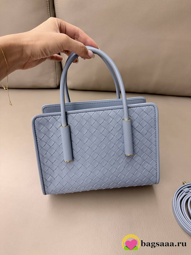 Bagsaaa Bottega Veneta Baby Barbara Tote A0062Z Glacial - 21.5cm - 1