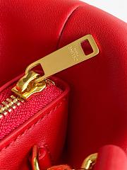 Bagsaaa Celine Small Flair In Shiny Calfskin L10BF5 red - 24cm - 3